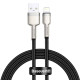 Кабель Baseus Cafule Metal USB-A – Lightning (2 м · 20W · 2.4A) (CALJK-B01) (Black)