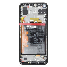 Дисплей для Huawei P40 lite (5G) з тачскріном в рамці (Black) (Original)