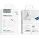 Сетевое зарядное устройство Hoco C111A Lucky USB-A+USB-C (30W · 3A) (White)