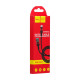 Кабель Hoco X26 USB-A – Lightning (1 м · 10W · 2A) (Black/Red)