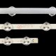 Пряма підсвітка для телевізора Telefunken 32″ Innotek SVV315A38 Rev03 (2 планки по 575 мм, 11 LED, лінза 15,5 мм, 3 В)