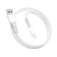 Кабель Ridea RC-M133 Spring USB-A – Lightning (1 м · 12W · 2.4A) (White)
