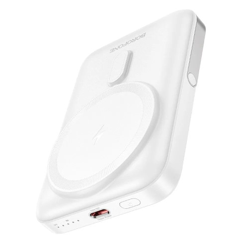 Повербанк Borofone BJ51A Magnetic PD20W (10000 mAh) (White)