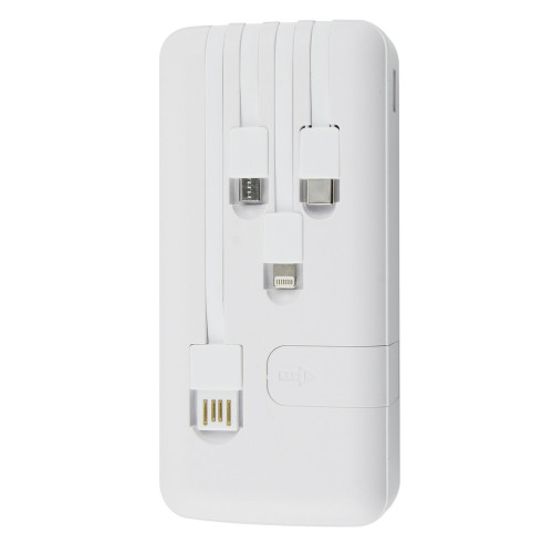 Повербанк Toroup TB-F16L 22.5W з кабелем 4в1 (20000 mAh) (White)