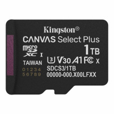 Карта памяти Kingston MicroSDXC Canvas Select Plus Gen3 1TB