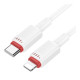 Кабель Borofone BX110 Type-C – Lightning (1 м · 27W · 3A) (White)