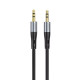 Аудіокабель AUX Hoco UPA22 3.5 мм (1 м) (Black)