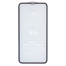 Захисне скло PRIME для Apple iPhone Xs Max (Full Glue) (0.3 мм, 4D) (Black)