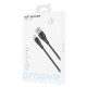 Кабель Proove Soft Silicone USB-A – Type-C (1 м · 12W · 2.4A) (Black)