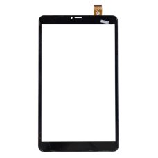 Сенсорное стекло для Nomi Ultra4 LTE Pro (универсальное №519) (Размер 148x253 мм) 51 pin (Black) (С вырезом под динамик) (version 4)