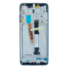 Дисплей для Poco X3 NFC с тачскрином в рамке (Blue) (Original)