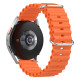 Ремешок универсальный 20 мм Ocean Band для Amazfit, Samsung, Huawei (Orange)