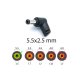 Блок питания для ноутбука Asus 19V 7.1A 135W 5.5x2.5mm L-type Rectangular (Original PRC) (Black)