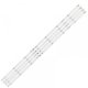 Прямая подсветка для телевизора Ergo 43″ LE43CT5515AK (4 планки по 815 мм, 8 LED, линза 14,5 мм, 3 В)