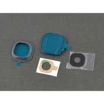 Скло камери для Samsung J510 Galaxy J5 (2016) в рамці (Black) (Original)