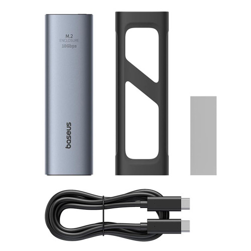 Внешний карман Baseus FlyJoy M.2 NVMe SSD gray