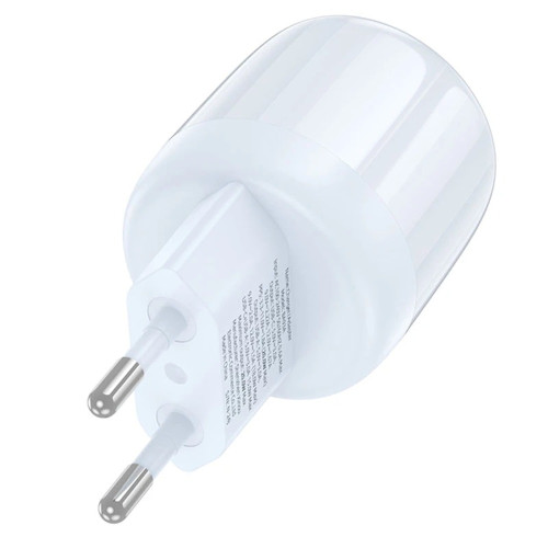 Мережевий зарядний пристрій Borofone BA93A USB-A+USB-C (20W · 3A) (Blue)