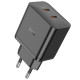 Сетевое зарядное устройство Hoco N35 2xUSB-C (45W · 3A) (Black)