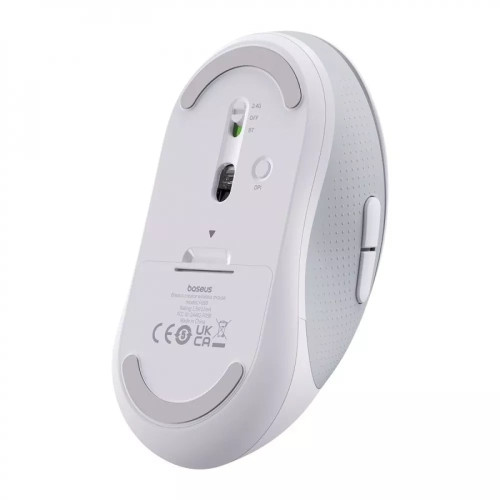 Мишка бездротова Baseus F02 Ergonomic Wireless Mouse (White)