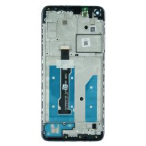 Дисплей для Motorola XT2045 Moto G8 з тачскріном в рамці (Black) (Original)