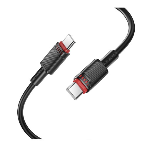Кабель Borofone BX110 Type-C – Type-C (1 м · 60W · 3A) (Black)