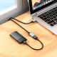 Мультимедийный кабель Hoco US10 USB-A – USB-A 3.0 5Gbit/s (0.5 м) (Black)