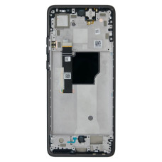 Дисплей для Motorola XT2307 Moto Edge 40 Neo з тачскріном в рамці (Black) (Original)