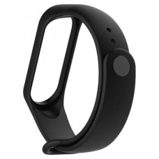Ремінець для Xiaomi Mi Band 3/4 Silicone (Black)
