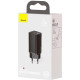 Сетевое зарядное устройство Baseus GaN2 Lite USB-A+USB-C (65W · 5A) (CCGAN2L-B01) (Black)