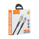 Кабель Hoco U48 Superior USB-A – Micro-USB (1.2 м · 2.4A) (Black)