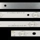 Пряма підсвітка для телевізора Bravis 39″ RF-AC390E32-0801S-11 (4 планки по 745 мм, 8 LED, лінза 15,5 мм, 3 В)