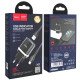 Сетевое зарядное устройство Hoco N1 USB-A (12W · 2.4A) с кабелем USB-A – Lightning (Black)