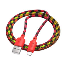 Кабель Hoco X116 Meridian USB-A – Lightning (1 м · 12W · 2.4A) (Red)