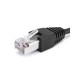Переходник-разветвитель UTP RJ45 штекер – 2 × RJ45 гнездо (Black)