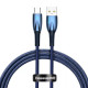 Кабель Baseus Glimmer Series Fast Charging USB-A – Type-C (1 м · 100W · 5A) (CADH000403) (Blue)