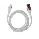 Кабель Monoko UC425 USB-A – Lightning (1 м · 12W · 2.4A) (White)