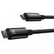 Кабель Baseus Tungsten Gold Type-C – Type-C (2 м · 240W) (Black)