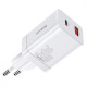 Сетевое зарядное устройство Baseus Super Si Pro USB-A+USB-C (30W · 3A) (CCSUPP-E02) (White)