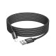 Кабель Hoco X91 USB-A – Lightning (3 м · 12W · 2.4A) (Black)