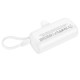 Повербанк Borofone BJ41 з кабелем Type-C (5000 mAh) (White)