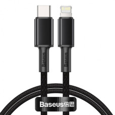 Кабель Baseus High Density Braided Type-C – Lightning PD (1 м · 20W · 2.4A) (Black)