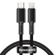 Кабель Baseus High Density Braided Type-C – Lightning PD (1 м · 20W · 2.4A) (Black)