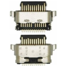 Разъем зарядки для ZTE Blade A72 (4G) 24 pin (4 креплений) (контакты посередине) (Type-C)