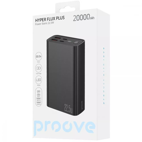 Повербанк Proove Hyper Flux Plus 22.5W (20000 mAh) (White)