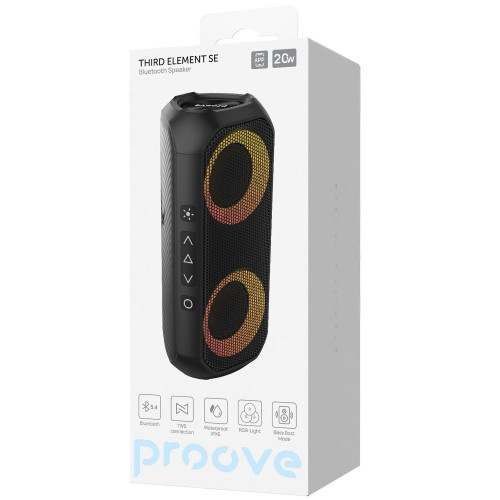 Bluetooth колонка Proove Third Element SE 20W (Black)