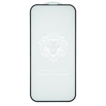 Защитное стекло Lion для Apple iPhone 14 Pro (Full Glue) (0.3 мм, 2.5D) (Black)