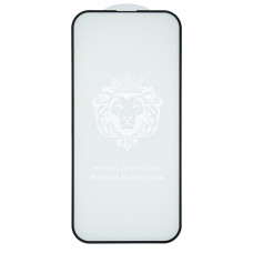 Защитное стекло Lion для Apple iPhone 14 Pro (Full Glue) (0.3 мм, 2.5D) (Black)