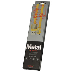 Кабель Remax RC-044m USB-A – Micro-USB (1 м · 12W · 2.4A) (Gold)