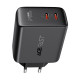 Сетевое зарядное устройство Acefast A9 2xUSB-C (40W · 3A) (Black)