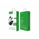 Сетевое зарядное устройство Hoco C12 2xUSB-A (12W · 2.4A) с кабелем USB-A – Lightning (Black)